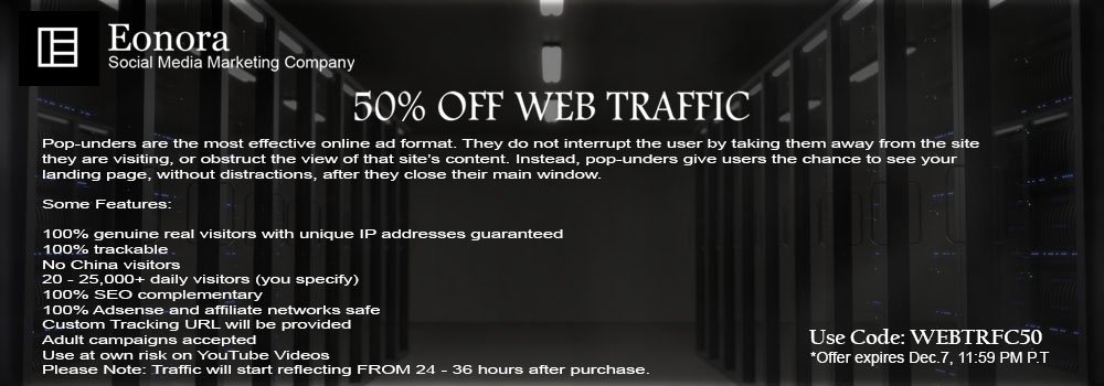 eonoraUS's tweet photo. 50% OFF!!!
Buy  Real Adsense Safe Web Traffic
#web #traffic #seo #digitalmarketing #socialmedia #socialmediamarketing #SocialMediaMarket #bloggerstribe #blogger #coupons #promos #discounts https://t.co/5BsYg13VeZ
