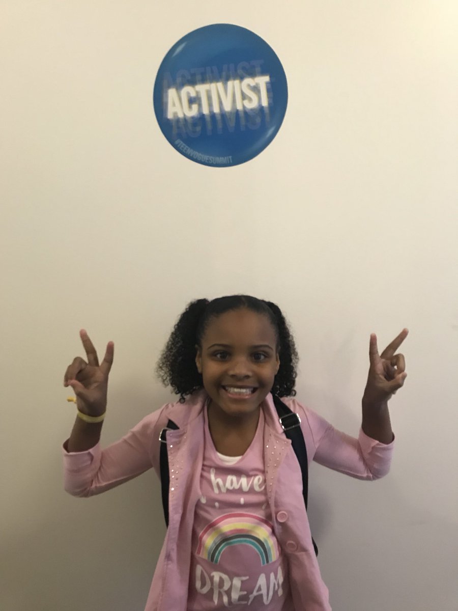 LittleMissFlint's tweet photo. ๐ฑ๐ฑ๐ฑ #TeenVogueSummit is here #Activist #timetowerk https://t.co/OhICblp1Ie