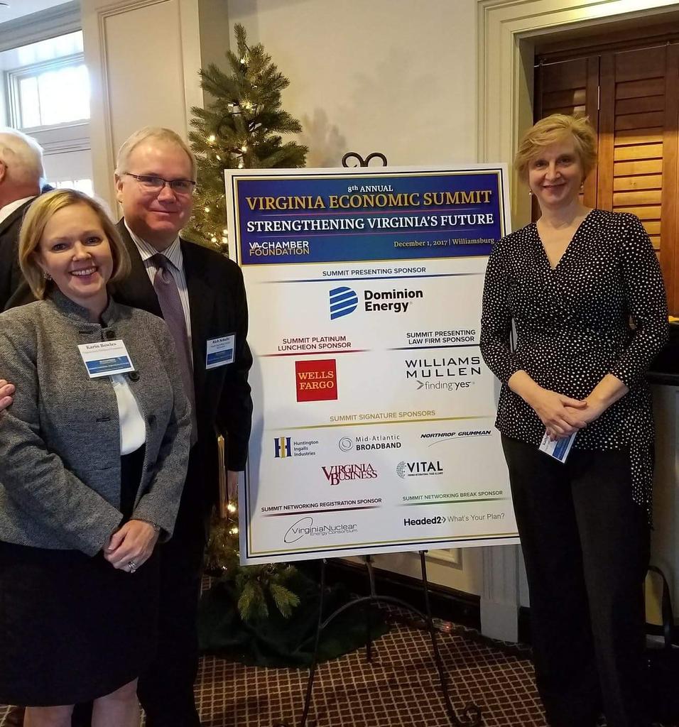 SBGR2016's tweet photo. Excited to be a part of the @VAChamber #vaeconomicsummit with our wonderful state partners @SB_VECF ! https://t.co/i6NFVOJPXL