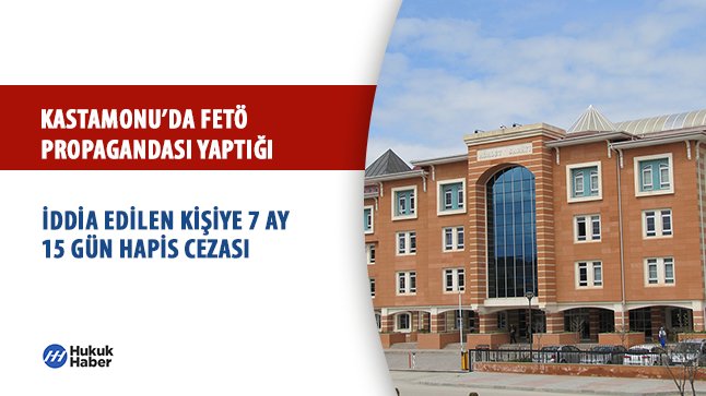 Kastamonu’da FETÖ Propagandası Yaptığı İddia Edilen Kişi 7 Ay 15 Gün Hapis Cezası

hukukhaber.com.tr/kastamonuda-fe… 

#hukuk #haber #Kastamonu