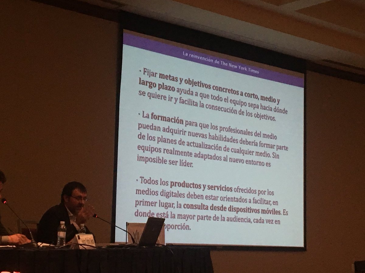 CFPD_UDGVirtual's tweet photo. Lecciones de la reinvención de The New York Times, según @ismaelnafria en #EIPeriodistas2017 https://t.co/tCFyMiglAi