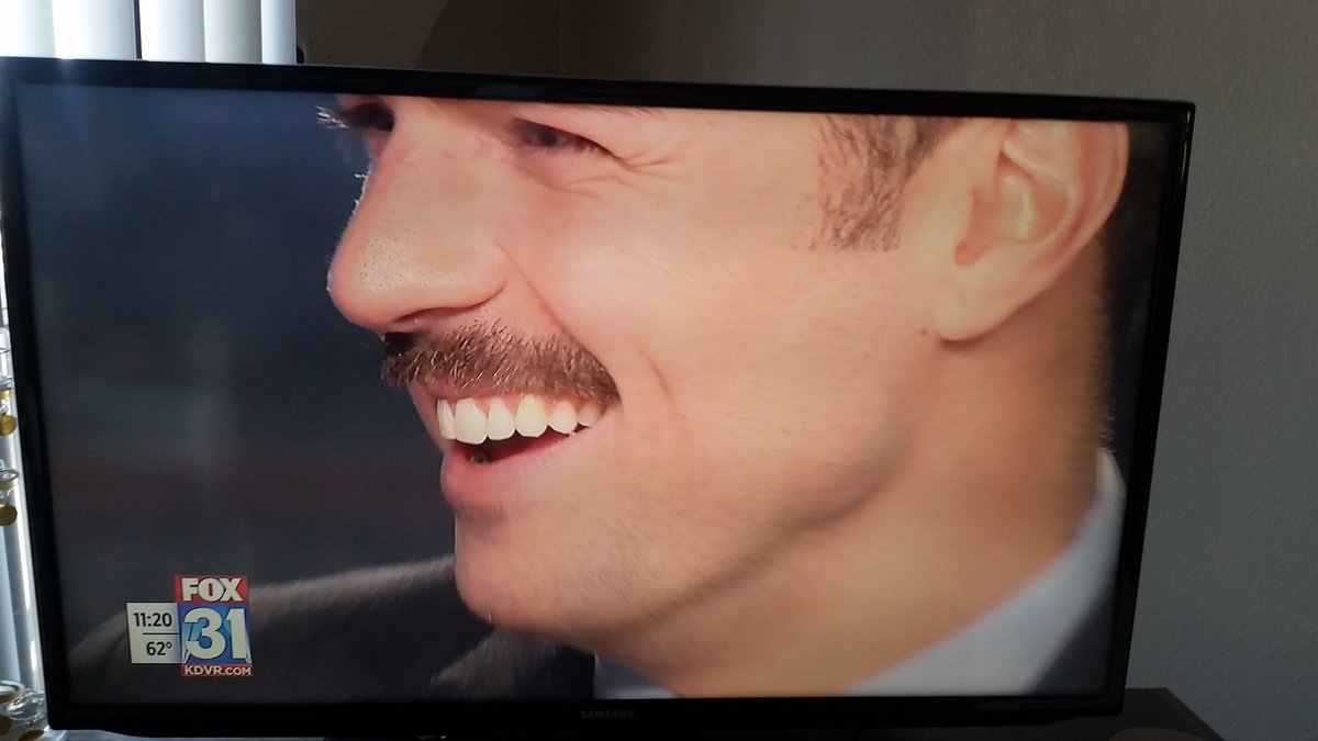 SteveGlazier's tweet image. I'm jealous, but proud, of my fellow @LSCAlumni  @DutraWeather mustache today @TheBeardAgent