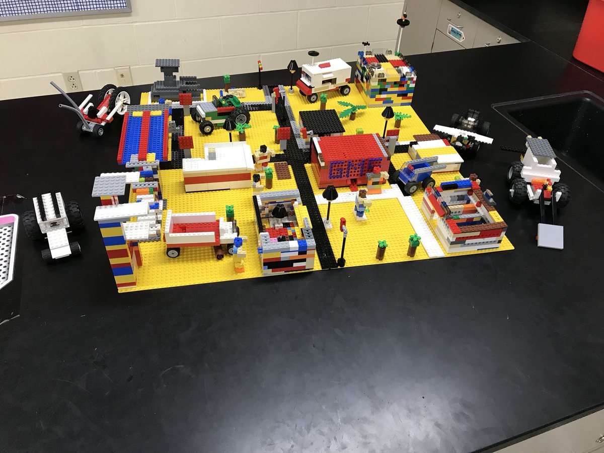 MsSouba's tweet photo. Ms. Soubaโs Encore class became engineers when they created and built their own city out of Legos. They named it Coloropolis City. #EMSD37PRIDE #emsd37glenview #legocity #encoreclass @EMSD37 @GlenviewEMSD https://t.co/gMDCw5xh8t