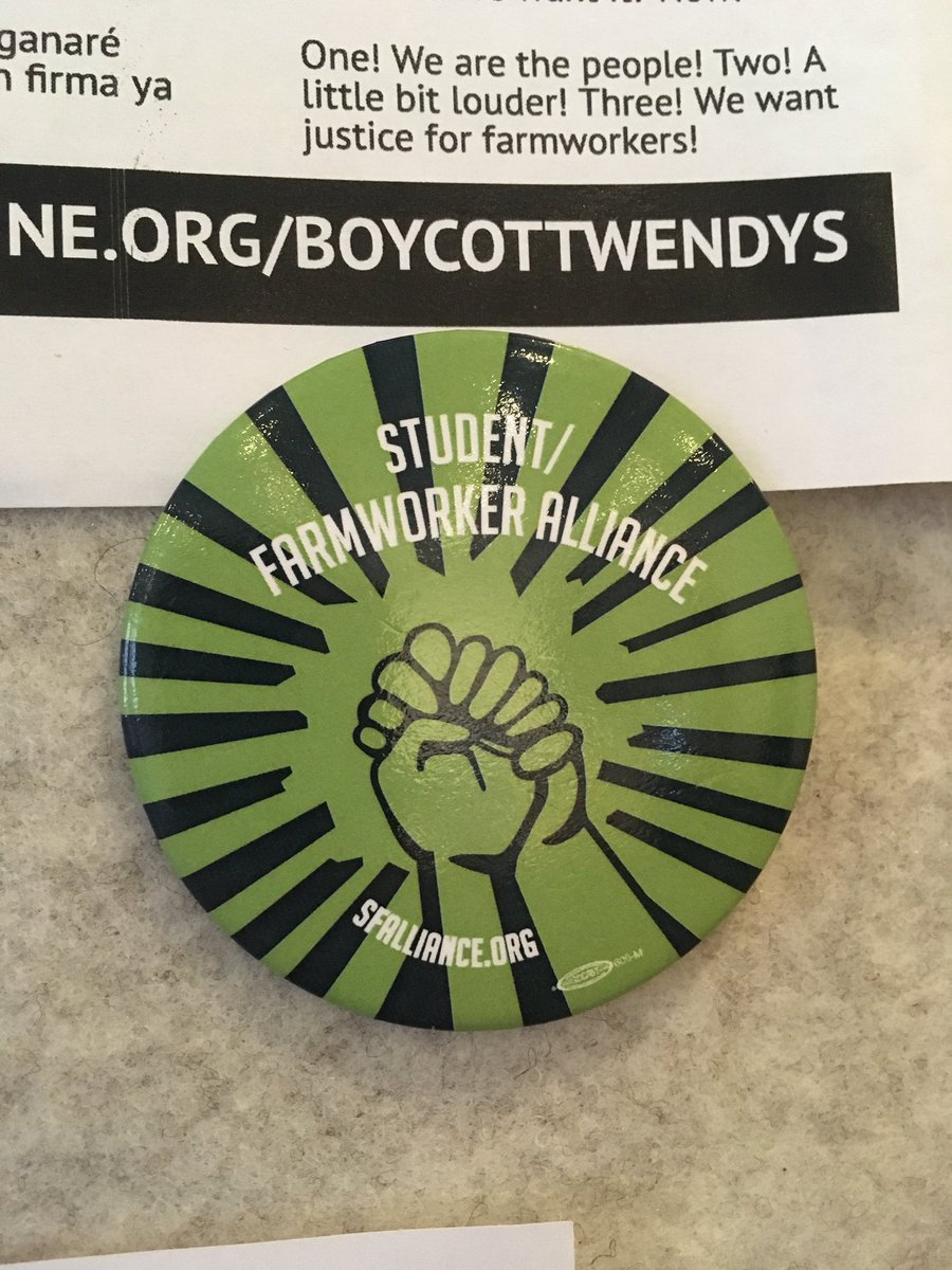 Check out these posters, buttons, &amp; flyers that <a href="/DCFairFood/">DC Fair Food</a> shared with us from their <a href="/Wendys/">Wendy’s</a> boycott campaign! Now on display at @Pottershousedc