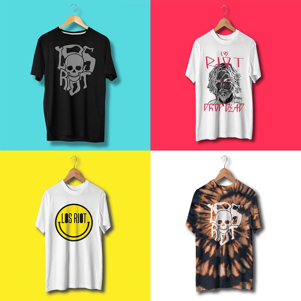 ¡Ya tenemos nueva Merch!
Drop Dead Manson Tee
Happy Riot Tee
Classic Skull Riot Tee
Bleach Riot Skull Tee
Compra tu favorita ya ¡qué vuelan!