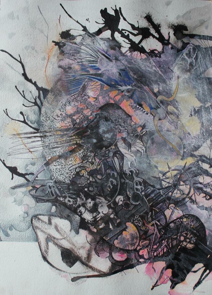 LornaKirin's tweet photo. A few recent #collaborative #paintings by my husband @KirinStephen and myself @suffolk_hour #suffolk_hour working in #BuryStEdmunds. https://t.co/UpEyaweHqW https://t.co/E6e3sgBuZO