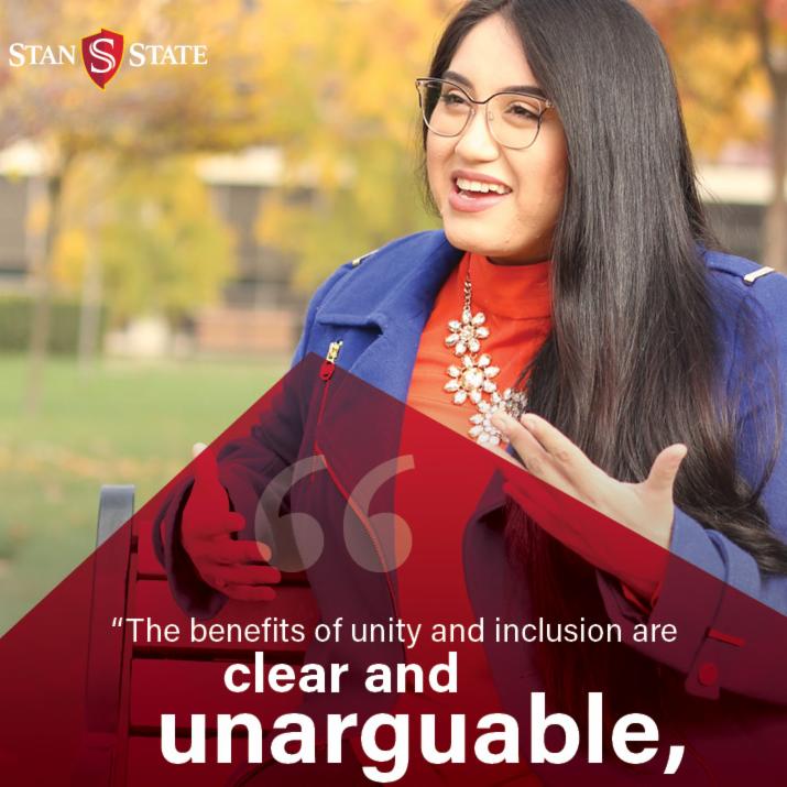 Dedicating #StanState Diversity Center today until 5p, Library 201 “The benefits of unity and inclusion are clear and unarguable, and they begin with the awareness of diversity and the appreciation of the differences we all bring.” - Lizz Zafra <a href="/calstate/">The CSU</a>