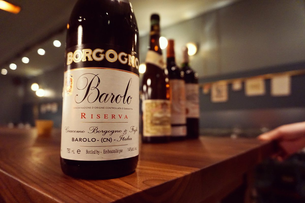Madcrushwinebar's tweet photo. One of the newest additions to our heavy hitters section. This elegant Nebbiolo from 1998 is drinking beautifully right now.

#heavyhitters #nebbioloisking #vintagebarolo #riserva #winewednesdays #madcrushwinebar2017 https://t.co/71YYFezg2h