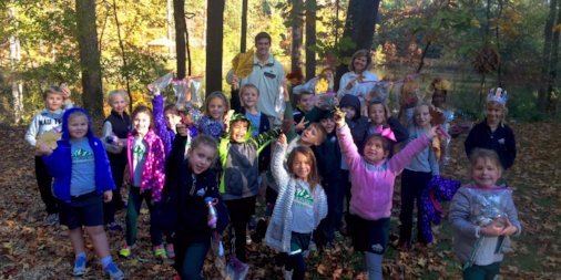 Mrs. Fisher's First Grade Fall Nature Walk! Mrs. Fisher's class took advantage of our beautiful campus (and the help of a high school helper) to explore the great outdoors. #noplacelikeBenLippen