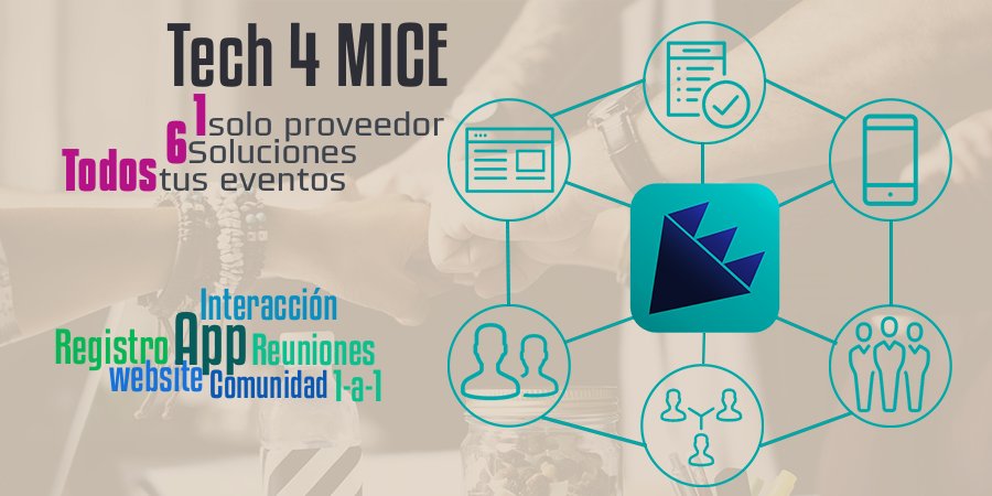 Tech4MICE's tweet photo. ¡Déjanos darte una mano con tu próximo evento! 
Registro 
App 
Sitio Web 
Organización de citas 
Encuestas 
Comunidad
Desde una sola plataforma administra las soluciones móviles y online
Una, varias o todas 
¡Tú decides según tú necesidad y evento! https://t.co/EUcMLgug5l