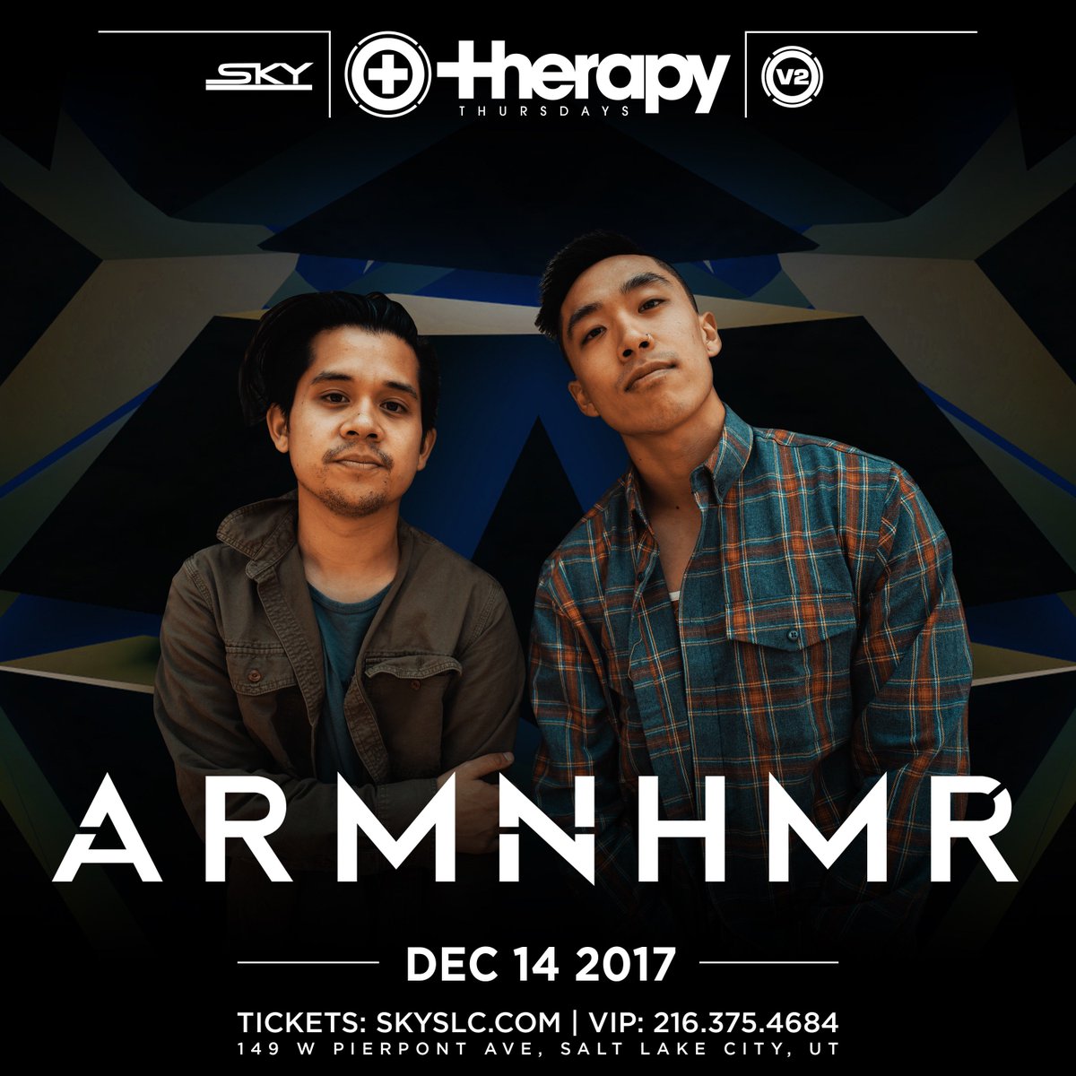 MASVMusicGroup's tweet photo. Don’t miss @armnhmr and their #HAMMERSOUND at @SKYvenueSLC soon! https://t.co/0Xamxpvr6k