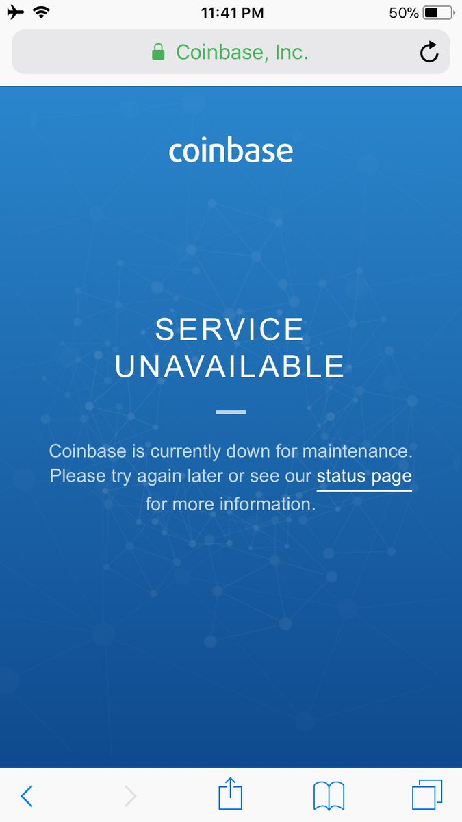 tdongier's tweet photo. #downtime again when needed. Is that a coincidence @CoinbaseSupport @coinbase ??? https://t.co/hDEXLyC9gY