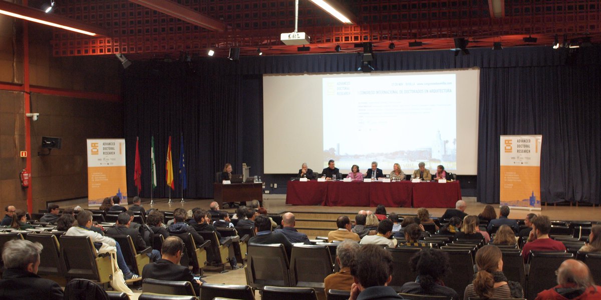 IdaSevilla's tweet photo. Muchísimas gracias a todos los que habéis hecho posible este magnífico encuentro #IDASevilla, en especial a la Esc. Int. de Doct. EIDUS de @unisevilla, a @ETSASevilla @CICUS_ @InvestigaUS @BUSArquitectura @FundacionArquia y al Consejo Andaluz de Colegios Oficiales de Arquitectos. https://t.co/MhHOfSGu5n