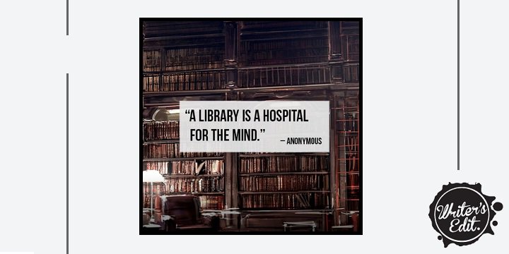 A Library Is A Hospital For The Mind. #BookLove #AmReading