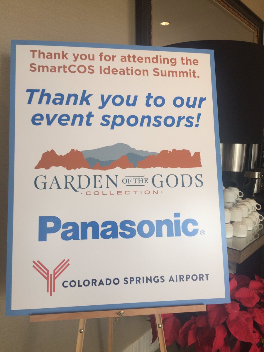 Chelsea_Elaine_'s tweet photo. Excited to be discussing #SmartCities at the Ideation Summit today.
How would you use technology to make Colorado Springs more "smart?" @PanasonicUSA @springsgov @COSAirport #smartCOS https://t.co/wx3Jx6xj4b