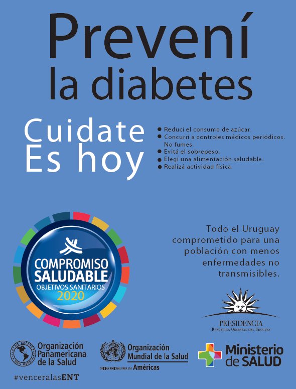 opsomsuruguay's tweet photo. Consejos:
Reducí el consumo de azúcar.
No fumes y evitá el sobrepeso.
Concurrí a controles médicos periódicos.
Elegí una alimentación saludable y realizá actividad física
Cuidate. Es hoy. #CompromisoSaludable
https://t.co/lYO4Ldb50W https://t.co/GQRS3ry8vB