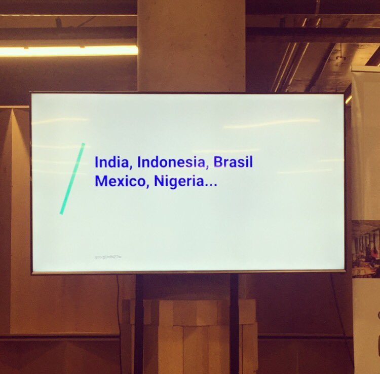 guiargerich's tweet photo. 🌎 Mega inspiring talk by @ludepasquale about how to design for the next billion Internet users from Google's perspective 🚀 https://t.co/s90IzP8Xwq