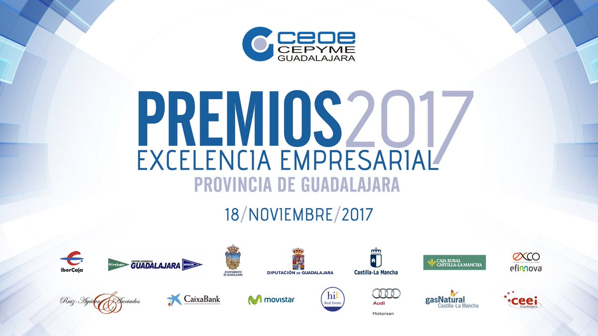 CEOEGuadalajara's tweet photo. 📢Ya puedes ver el vídeo 🎥 del acto de entrega de los Premios Excelencia Empresarial 2017 del 18 de noviembre #PEEGU ▶️ https://t.co/lR94YWNnC2 https://t.co/4Nb5tFPaCL
