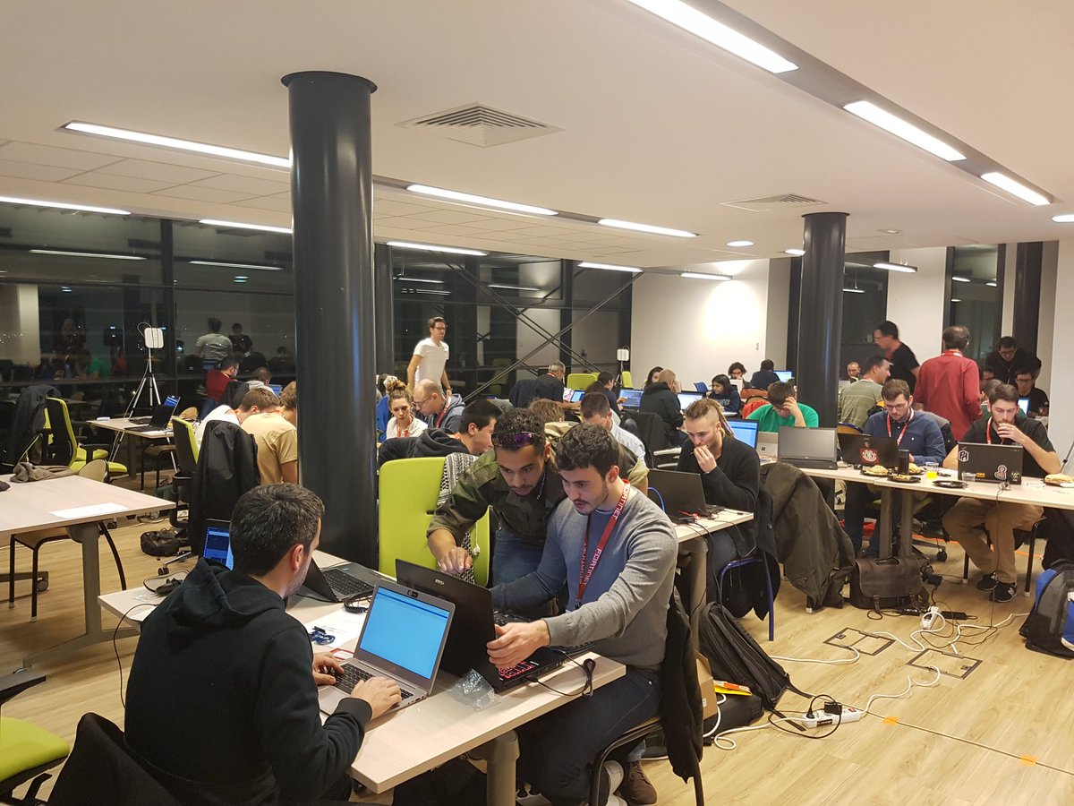 eSAMEconf's tweet photo. @Ph0wn 3 hours ago the CTF started. The drone took a flight. The NOPS team still the first. May motivated the other teams. #ILoveThisGame https://t.co/2d3DhSBlrJ
