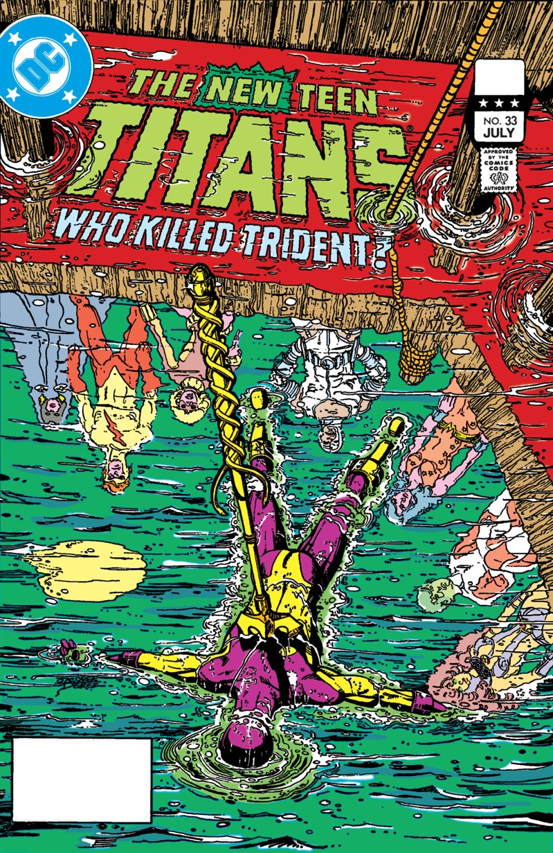 Joshua Williamson ar Twitter: “The New Teen Titans series had some great  covers. This one by George Perez is terrific. Love how the logo and cover  copy work with the composition.… https://t.co/3AQkzgbVMI”