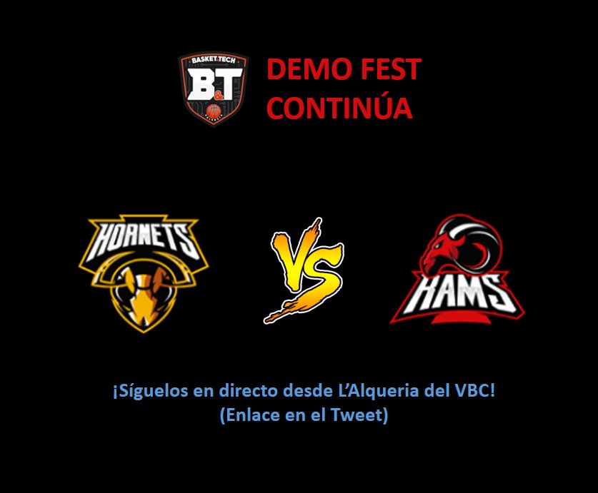 BasketandTech's tweet photo. 👏 Esto no ha hecho más que empezar 😏

Los Hornets se enfrentan a los Rams ahora mismo en @LAlqueriaVBC 🏀

¿Quieres saber qué está pasando allí? 👇👇👇
https://t.co/t1vI5fhqYX https://t.co/OS0vMIAZH6