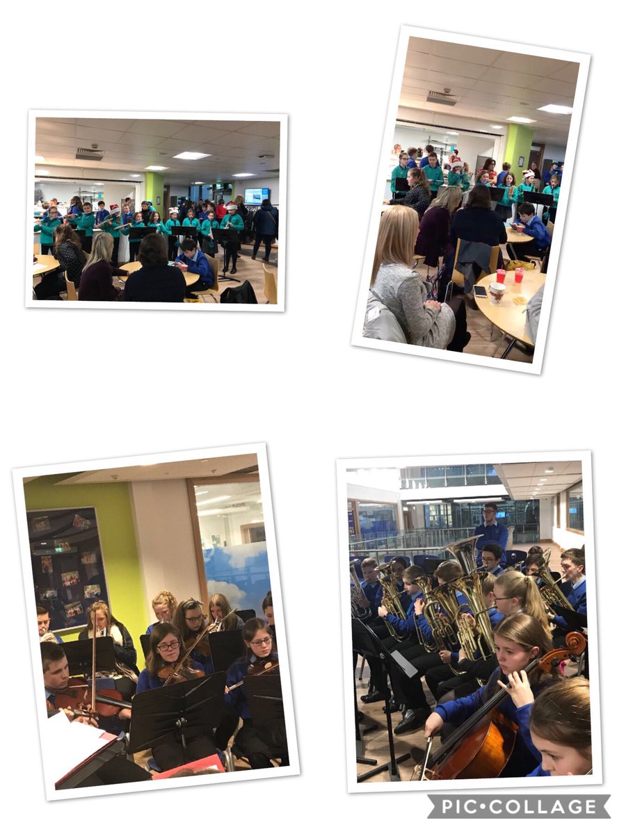 AdranGerddYGY's tweet photo. 🎶Da iawn pawb am chwarae mor dda yn y Ffair Nadolig heno 🎶 #cerddorfa #bandprês #grŵpllinynnol https://t.co/8iFBGRj1Mq