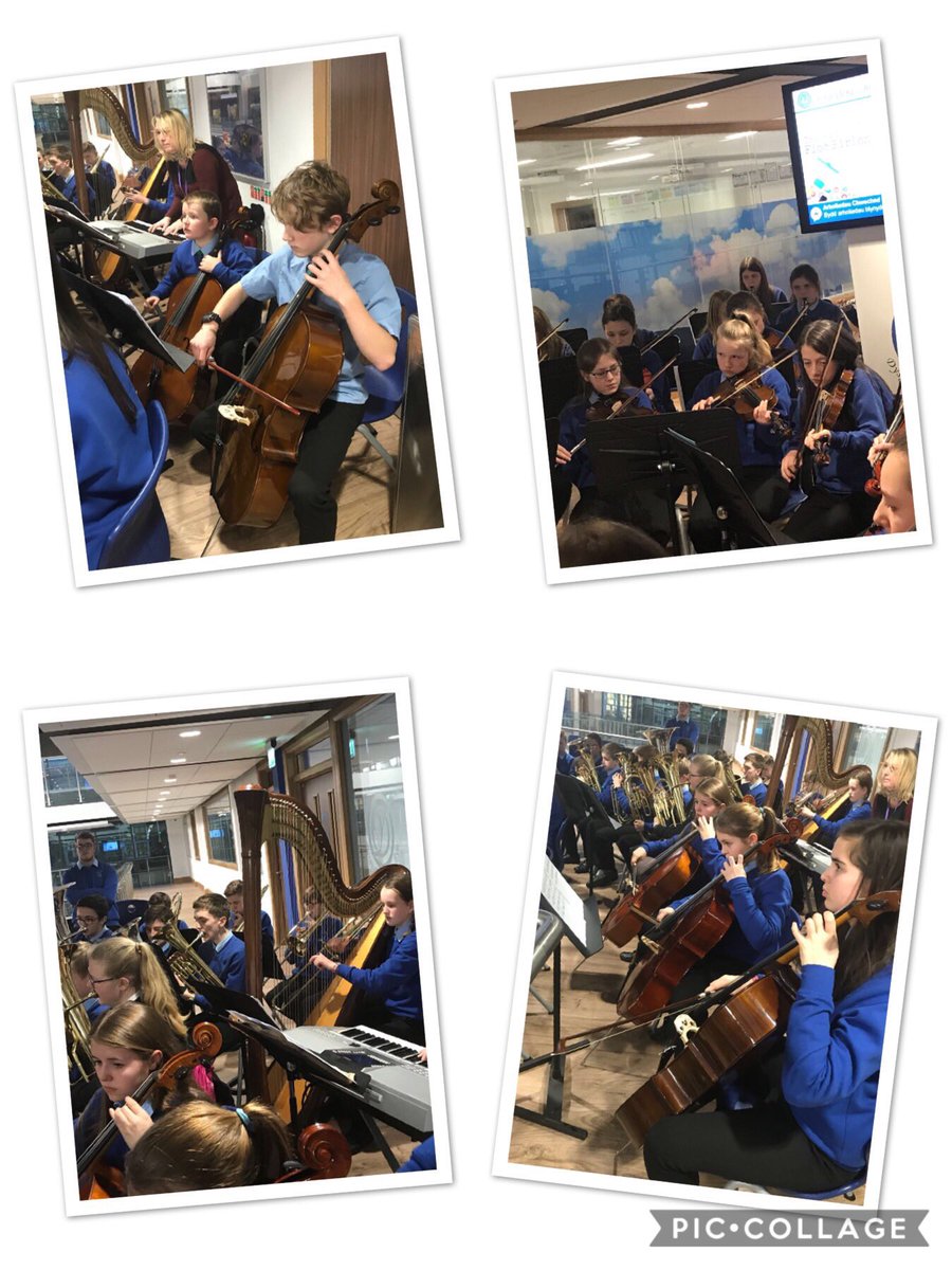 AdranGerddYGY's tweet photo. 🎶Da iawn pawb am chwarae mor dda yn y Ffair Nadolig heno 🎶 #cerddorfa #bandprês #grŵpllinynnol https://t.co/8iFBGRj1Mq