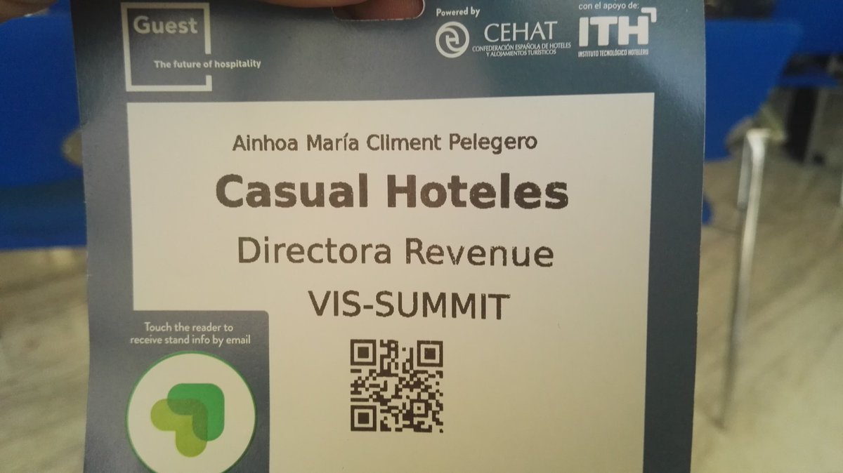 AinhoaCliment's tweet photo. Se acabó las jornadas #GuestSummit #GuestMadrid que durante dos días han tenido #ponencias #whorkshop #mesasredondas ,#expositores muy interesantes para el sector #turístico y la #innovación Gracias a los organizadores.Me llevo toda la info en código bidi para recibirla por email https://t.co/ALFkKkvQJM