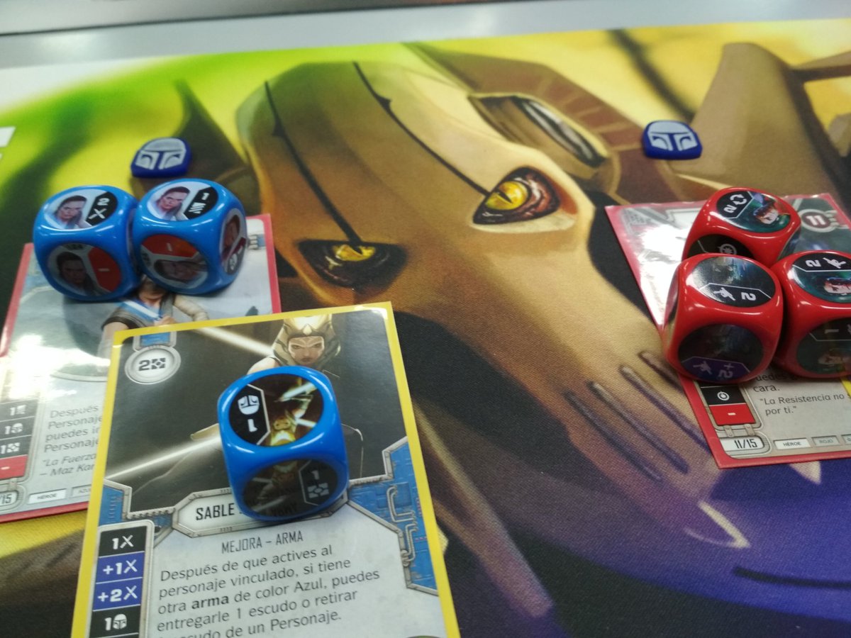 RubenNorrin's tweet photo. Esta tarde en el #miercolesapfobico en @genxjuegos hemos probado las novedades de @PlaySDGames #IndianSummer y #DesignTown y nos hemos partido la cara en #Warhammer #Shadespire 👊👊 y #SWDestiny https://t.co/8iAi7uKpp5