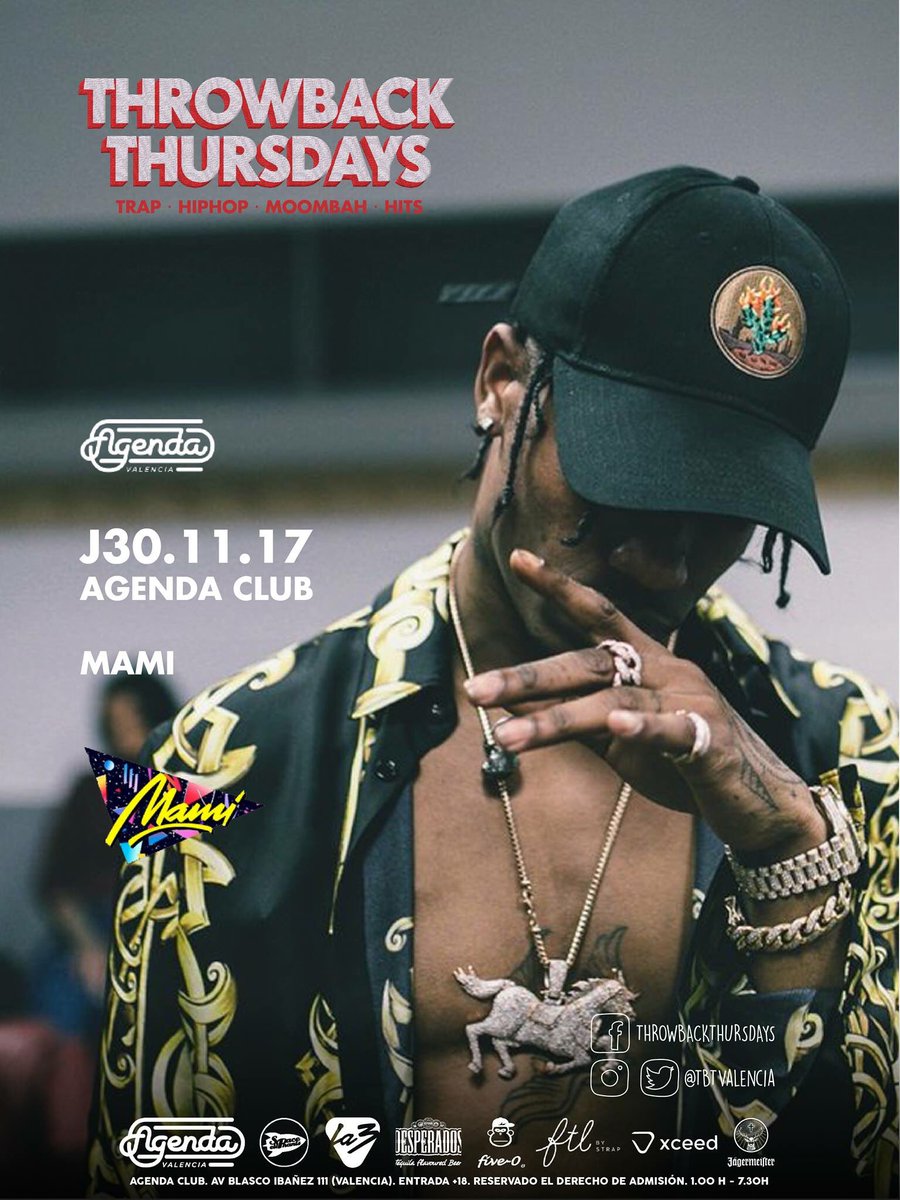 LOS JUEVES MOLAN✨
Prepárate para mover el culo a ritmo de Urban Hits.
LISTA GRATIS: goo.gl/7f6gmO