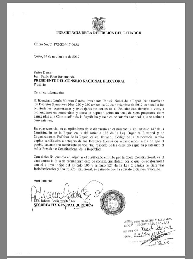 PaolaPabonC's tweet photo. Hoy se rompe el Estado de Derecho y se consuma una terrible violación a la Constitución que tanto dicen defender. El Ejecutivo violenta el Artículo 438 de la Constitución al no respetar la obligatoriedad de tener dictamen de la Corte Constitucional para convocar a Consulta. https://t.co/Ipek6Dl0os