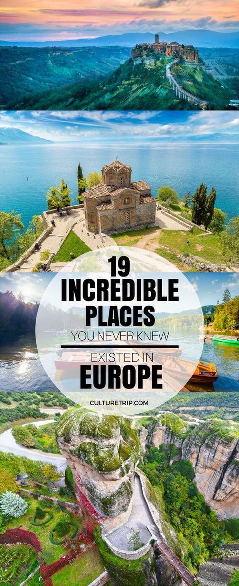 pincraftool's tweet photo. 19 Incredible Places You Never Knew Existed in Europe https://t.co/4wK91BtWtG https://t.co/h7ImbzIXfa