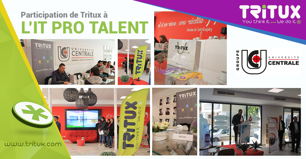TrituxGrp's tweet photo. Participation de TriTux à l'IT Pro Talent, la journée de l'entreprise de la Centrale IT, organisée par l'Université Centrale.
#Tritux #Event #Tunisia #ITevent #IT #technology https://t.co/2D6KRMajxQ