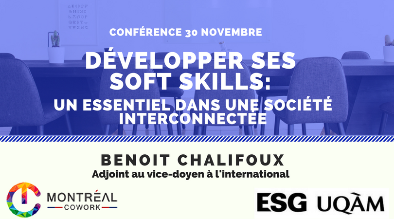 Avez-vous votre billet pour la conférence gratuite de demain avec Benoit Chalifoux, responsable du baccalauréat en administration à #ESGUQUAM sur Comment développer ses soft skills? Réservez en ligne!
buff.ly/2zX07Xo