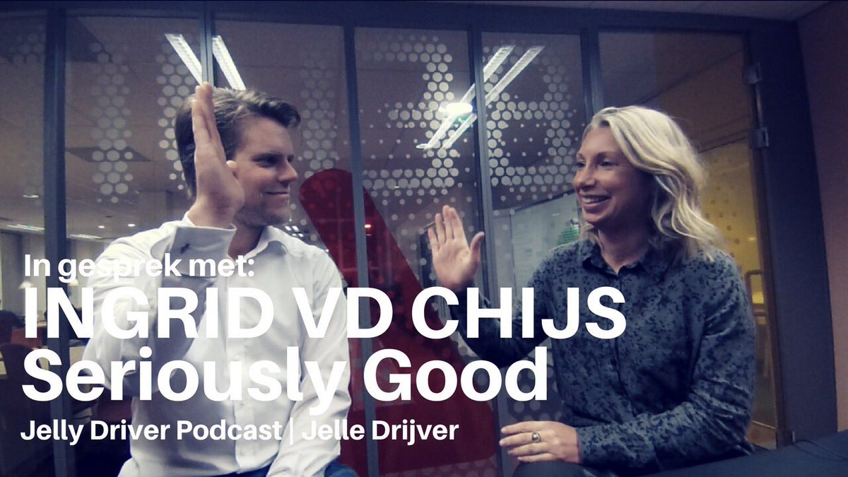 Een top baan opgeven om voor jezelf te beginnen. Stoer! Mijn gesprek met <a href="/vanderchijs/">Ingrid van der Chijs</a> staat op #itunes #podcast 
itunes.apple.com/nl/podcast/jel…