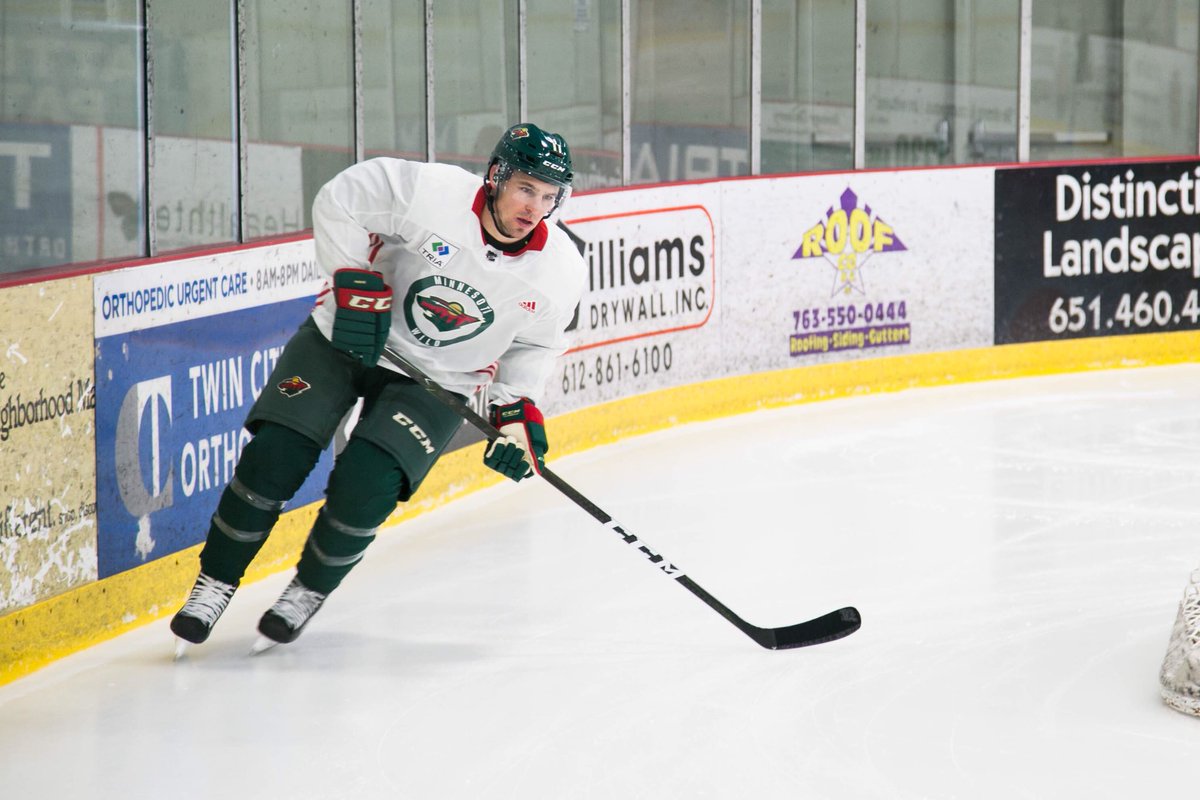 mnwild's tweet photo. #mnwild forward Zach Parise skated for the first time this morning since his surgery on Oct. 24. https://t.co/VW7vWvIymO