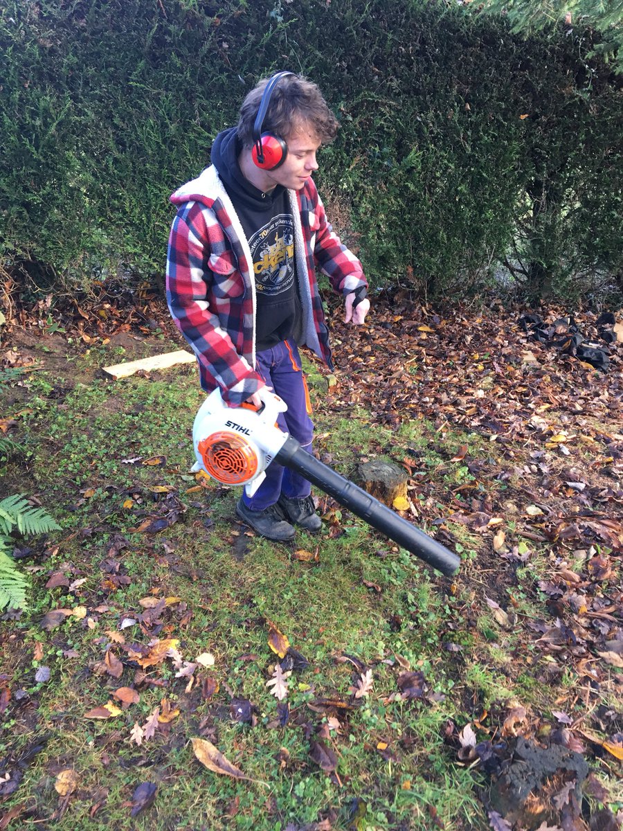 liam_derwen's tweet photo. Nice job to finish off the term with @DerwenWalford students, collecting leaves 🍁 #LeafItToUs #teamwork https://t.co/tTNxl5vncT