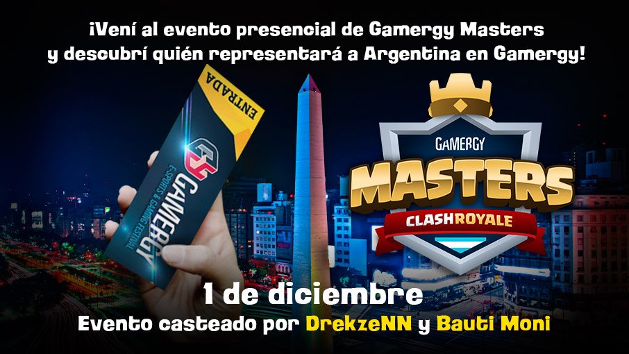 DrekzeNN's tweet photo. ⛔ATENCIÓN !! ⛔
🔥NUEVO SORTEO: 10 ENTRADAS PARA LA @Gamergy ARGENTINA !! 🔥

REQUISITOS:
- DAR RT 🔁 Y FAV ❤
- SEGUIRME @DrekzeNN 
- PODER ASISTIR AL EVENTO (VIERNES 01/12 - 16HS - Metropolitan Sura, CABA)

El sorteo finaliza el Jueves a las 23:59hs ARG.
Mucha suerte a todos!! https://t.co/wrVgDE4Ntf