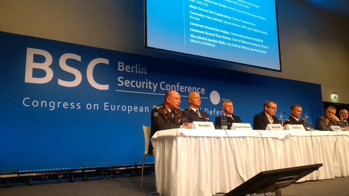 NATO_PASCAD's tweet photo. #DGIMS, Gen Broeks at #BSC2017: "Conscious of strategic importance of #HighNorth, #NATO doesn’t have luxury to pick & choose challenges = 360° approach". https://t.co/knIByjOjpx