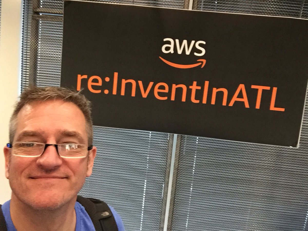 MisterGrau's tweet photo. #reInventInATL @AWSreInvent hanging in the ATL not in Vegas this year! https://t.co/fqD8zzhKbW