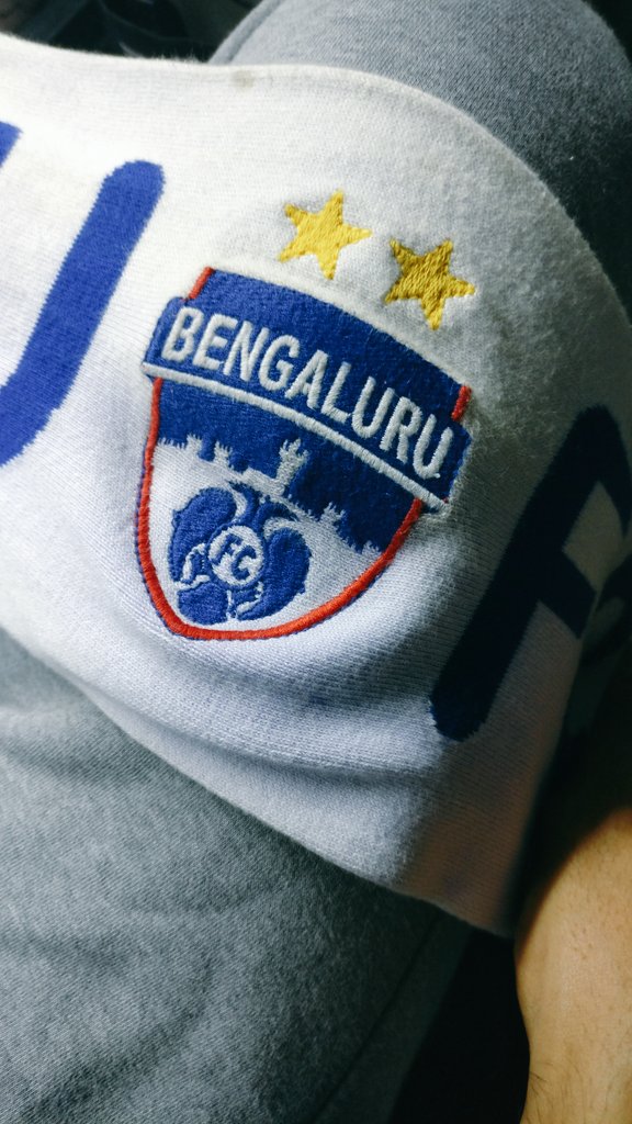 Rao_Bharath's tweet photo. And wherever the blues go, we'll follow, follow, follow! @bengalurufc #AwayDays #GoodTimesBus @kingfisherworld https://t.co/le5pUa5V9O