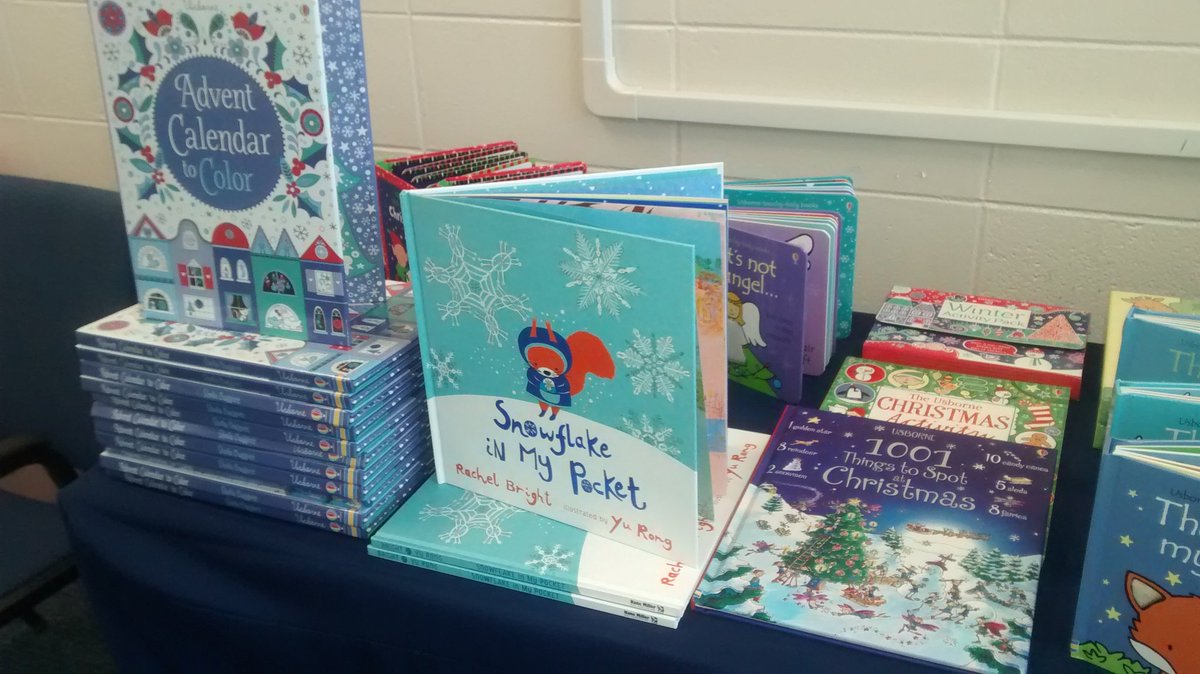 UsborneNooga's tweet photo. @clevelandstate Early Childhood Education fundraiser is underway. Great literacy gifts in the student center today and tomorrow! https://t.co/u60agDx7UH