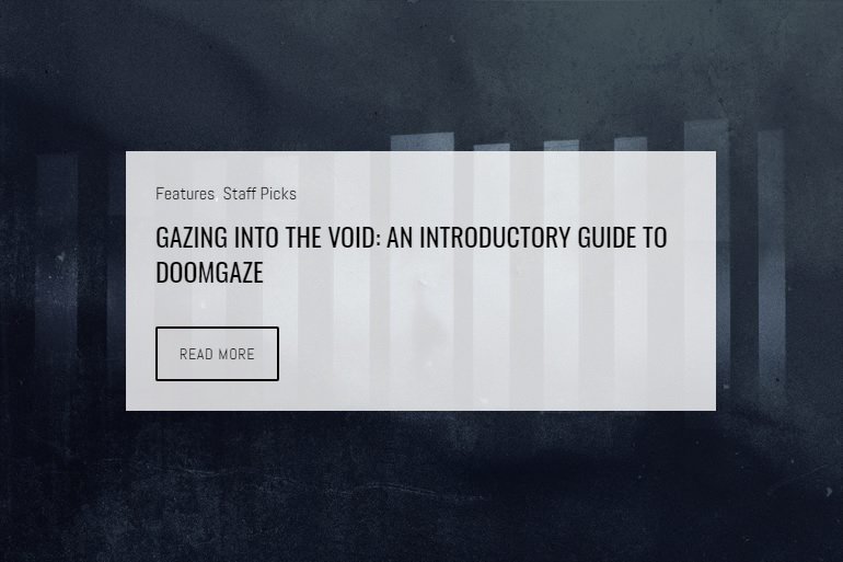 arcticdrones's tweet photo. Gazing Into The Void: An Introductory Guide To Doomgaze | https://t.co/GOU3pC1LKm 

A selection of albums that are proper catalysts for anyone looking to delve deeper into the genre. https://t.co/Gsk5veCfgK