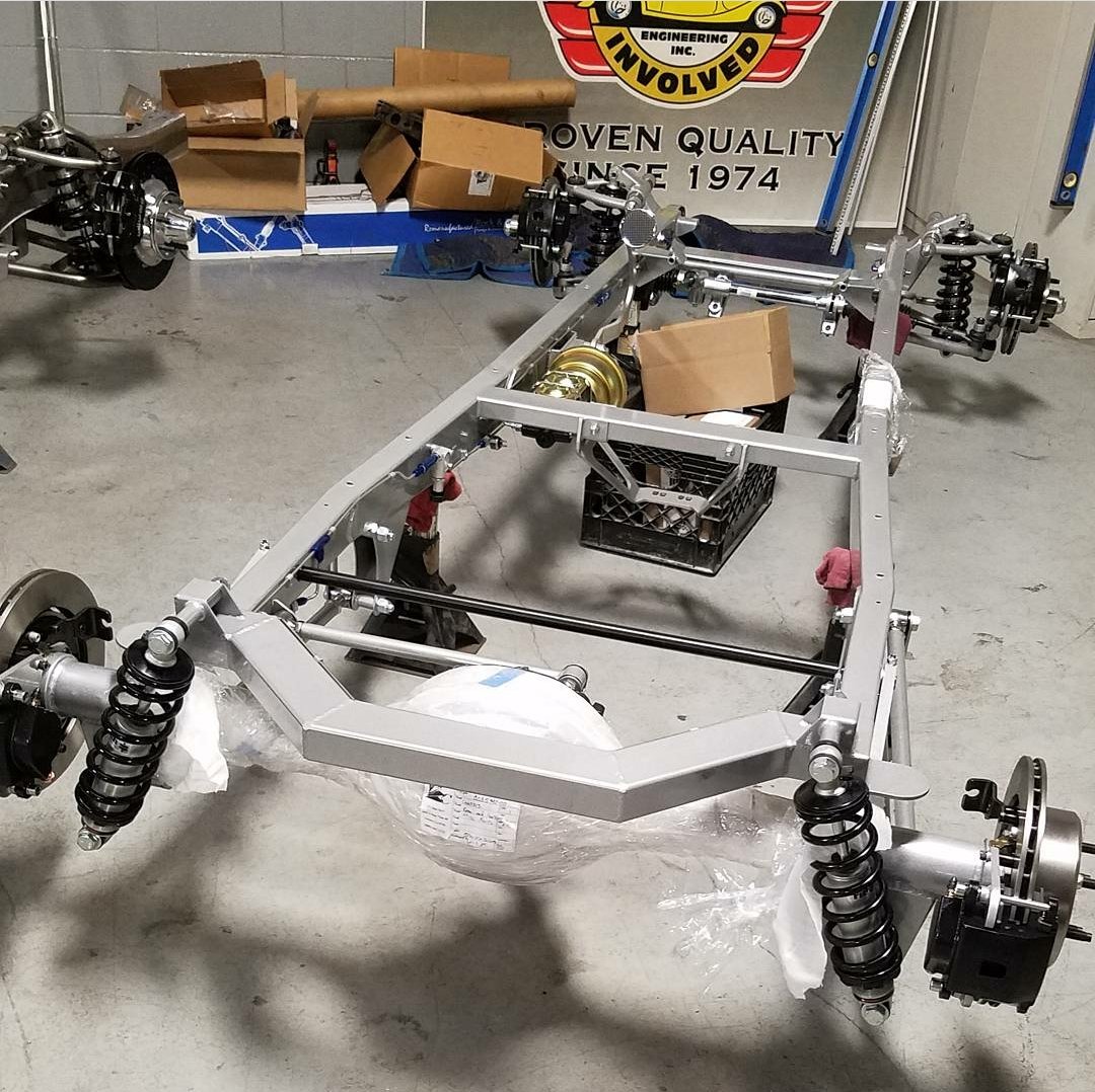 TCI_Engineering's tweet photo. Model-A chassis is powdercoated, assembled & ready for its new home. #TCI #tcisuspension #totalcostinvolved #tcichassis https://t.co/aFesUs1kjf