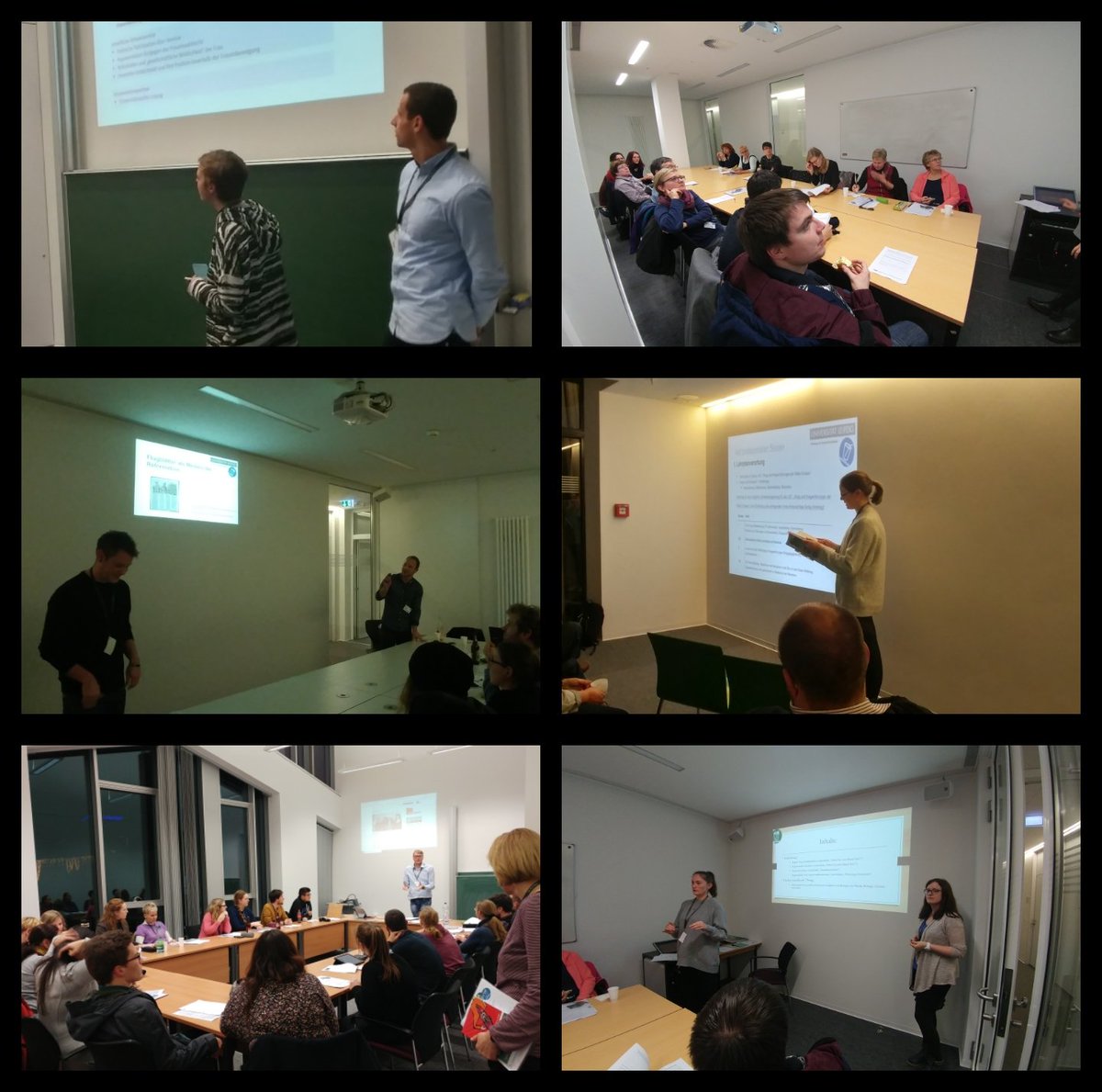 HISTOdigitaLE's tweet photo. Studierende stellen Unterrichtsideen vor.
#OERde17 #OER #BarCamp https://t.co/pALwD2ABk3