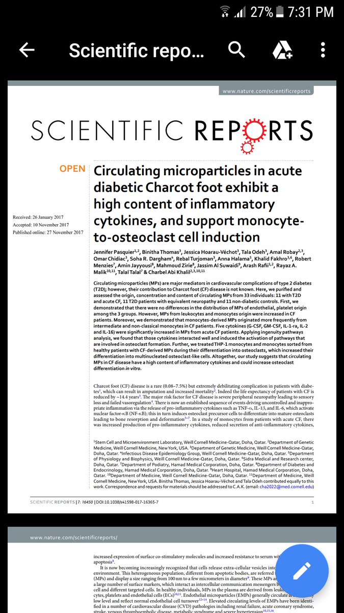 Congratulations to <a href="/Ak_charbel/">Charbel Abi khalil.MD,PhD</a> <a href="/kfakhro/">Khalid Fakhro</a> 
<a href="/HMC_Qatar/">مؤسسة حمد الطبية</a> 
<a href="/WCMQatar/">WeillCornellQatar</a> 
<a href="/WeillCornell/">Weill Cornell Medicine</a>