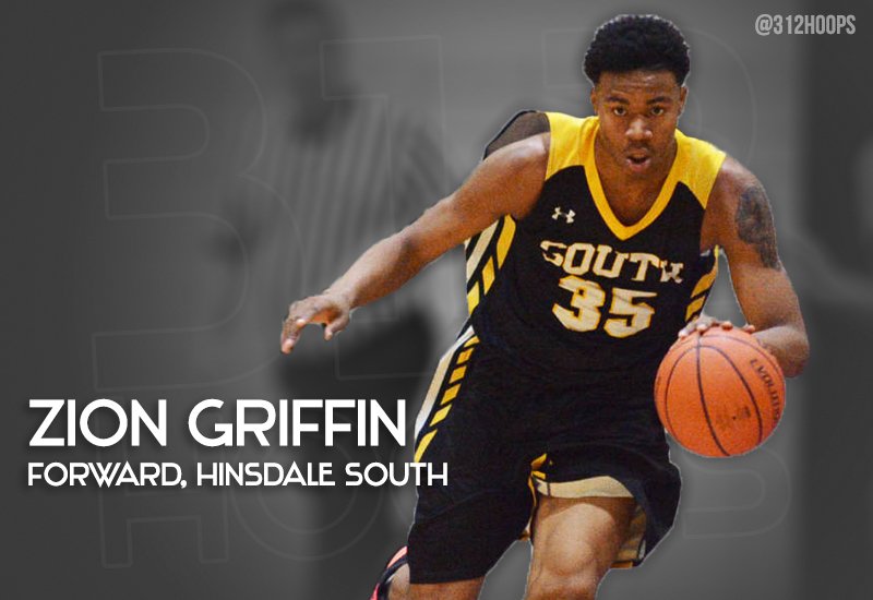 312Hoops's tweet photo. Congrats to @HinsdaleSouthBB star and @CycloneMBB commit Zion Griffin (@BabyKd14) on being named to the 2017-18 #312Hoops All-Chicago team! https://t.co/HxdFvPMd2B