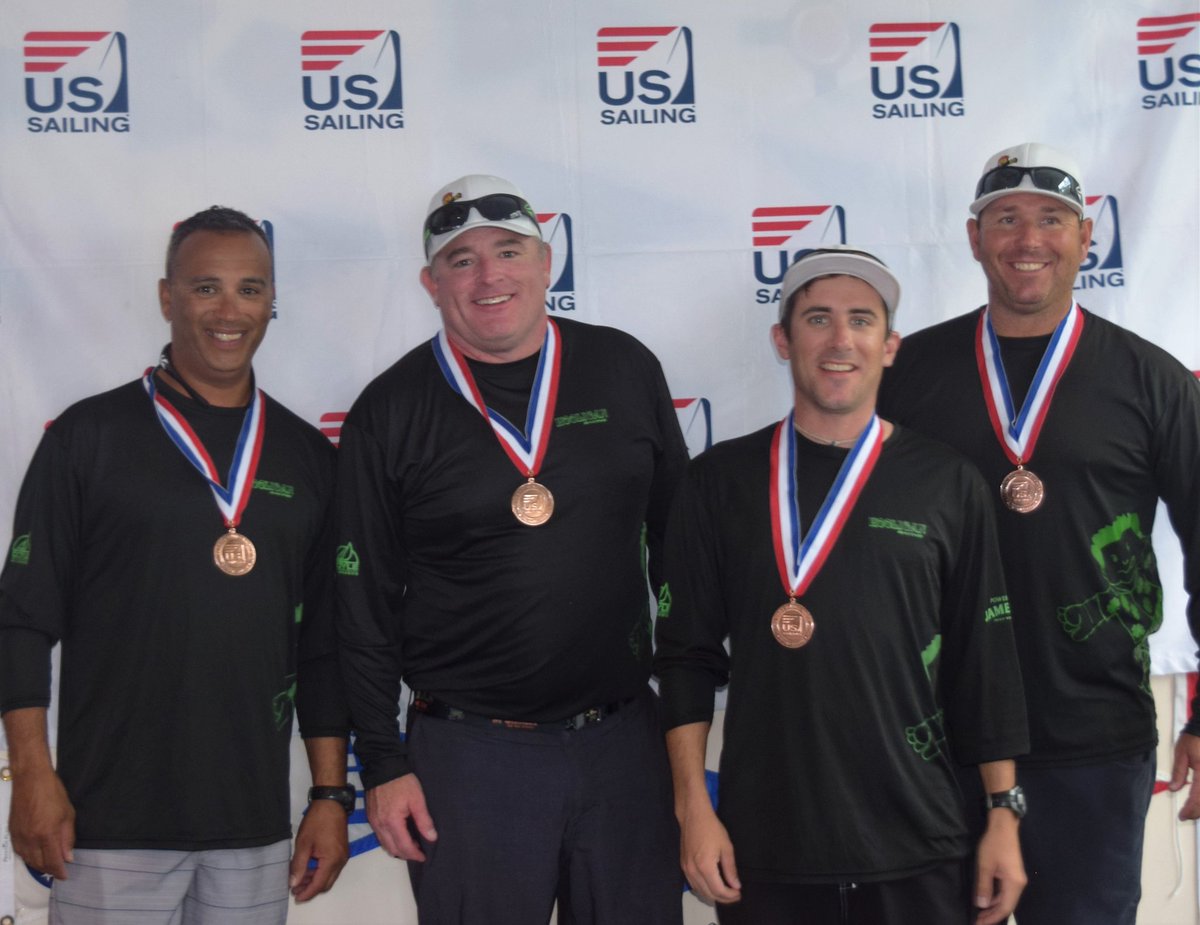 Congratulations <a href="/treysheehan/">trey sheehan</a> and crew from <a href="/EdgewaterYacht/">Edgewater Yacht Club</a>  on taking 3rd at the US Adult Champs (representing I-LYA) in St. Pete! #MalloryTrophy17