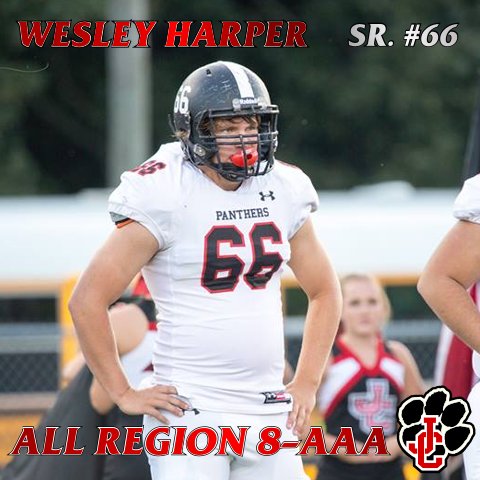 JCPantherAth's tweet photo. Congratulations to Wesley Harper.  All Region 8-AAA! https://t.co/VYZRDh2KKZ