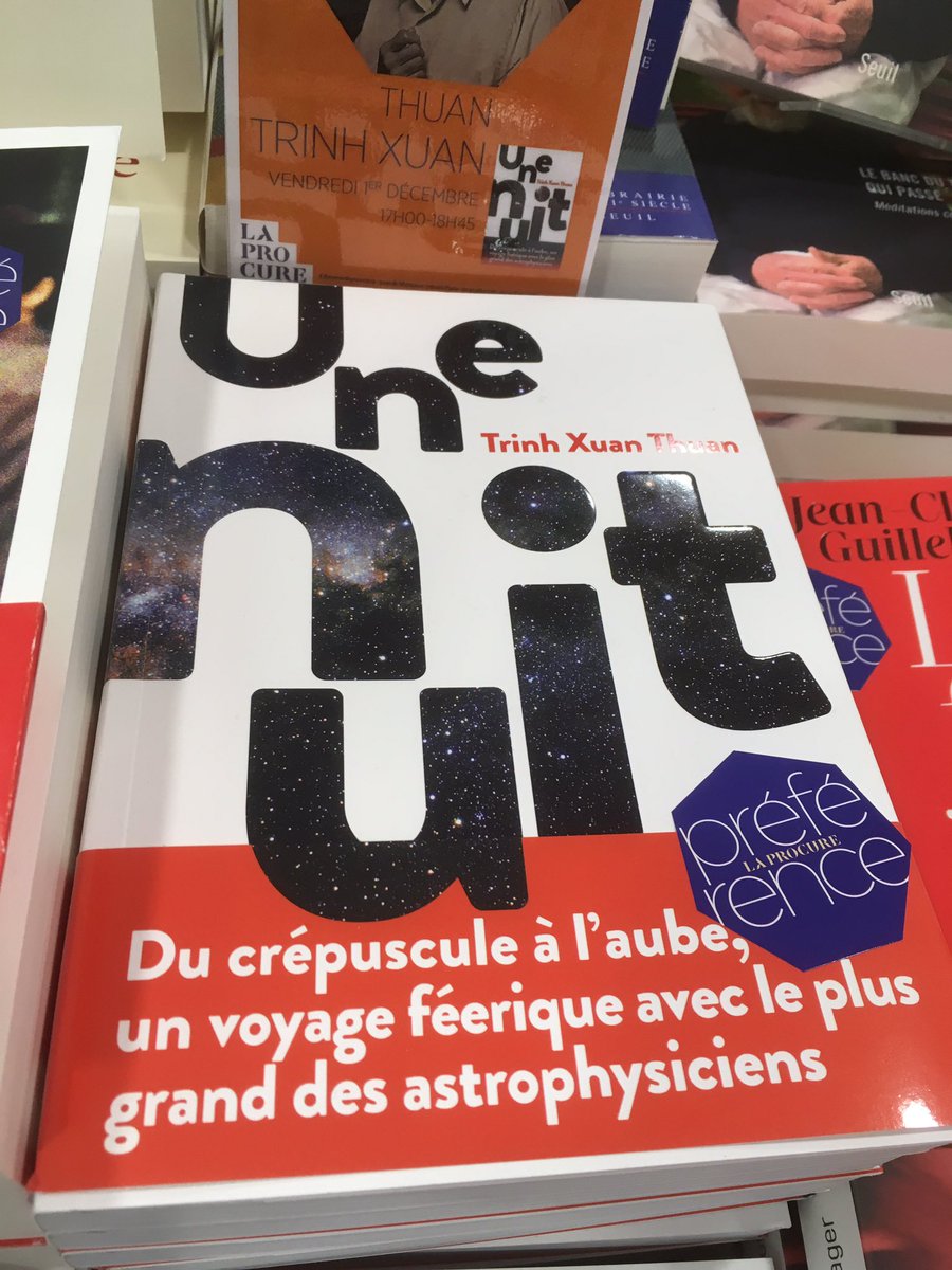 PasseJb's tweet photo. @TrinhXuanThuan @Ed_Iconoclaste est demain soir @GrandeLibrairie et dès vendredi 17h @laprocure pour deux heures de dédicace ! https://t.co/jPVGqRcCSx